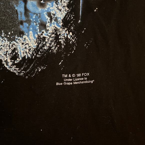 Rare 1998 Buffy the Vampire Slayer T-Shirt Buffy Blue Grape VTG Sz M - 90s NOS - Picture 3 of 8